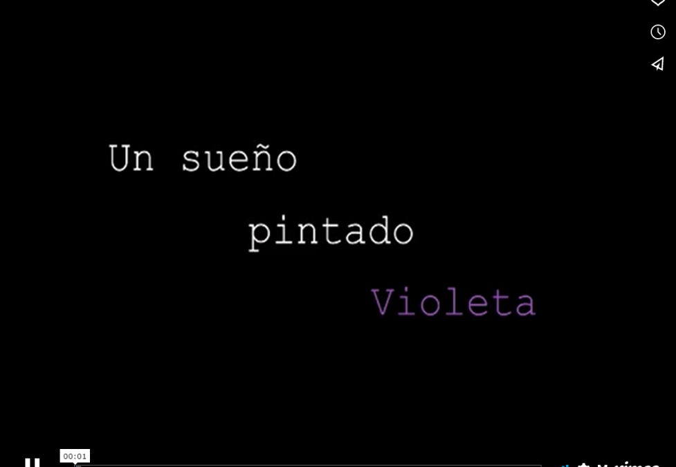«Un sueño pintado Violeta»